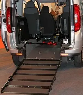 Rear Ramp of a Wheelchair Accessible Vehicle